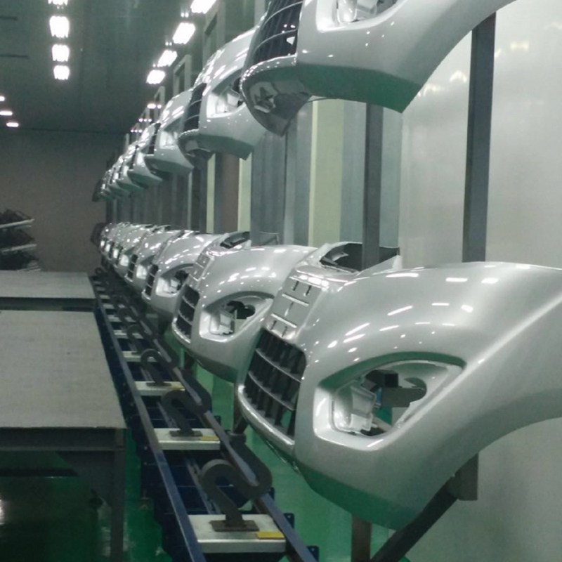 Bumper painting equipment