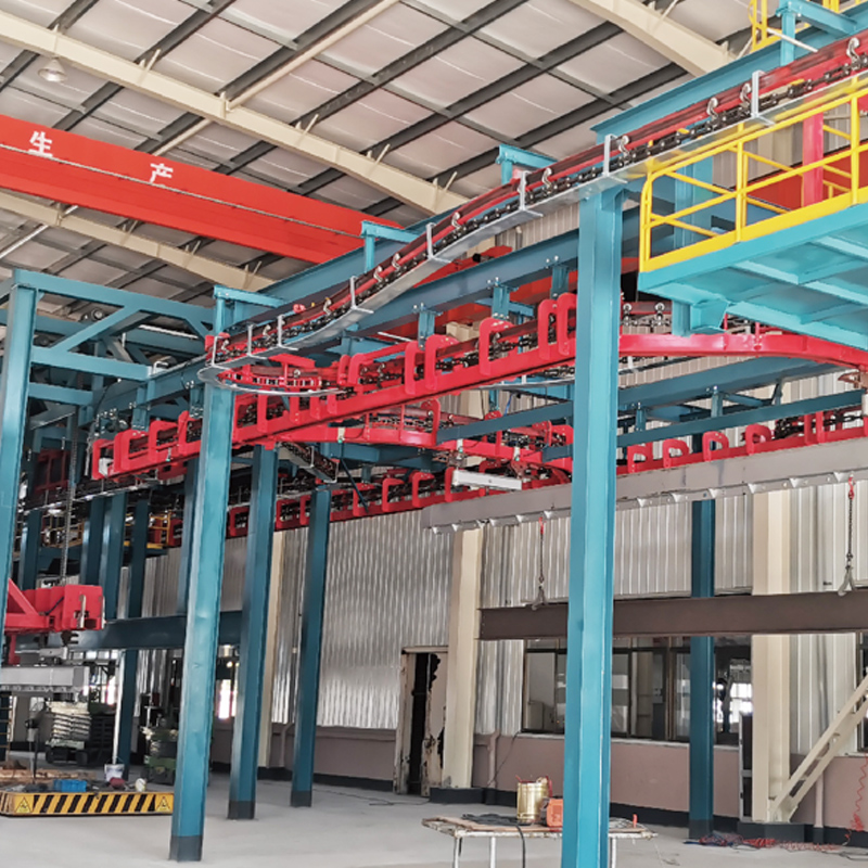 Hand/automatic stacking chain